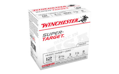 Ammunition Winchester Ammunition Shotshell 12Gauge WIN SUPER TARGET #8 1-1/8OZ 25/250